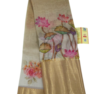 IMPRESSIVE ARTISAN ORGANZA SILK SAREE