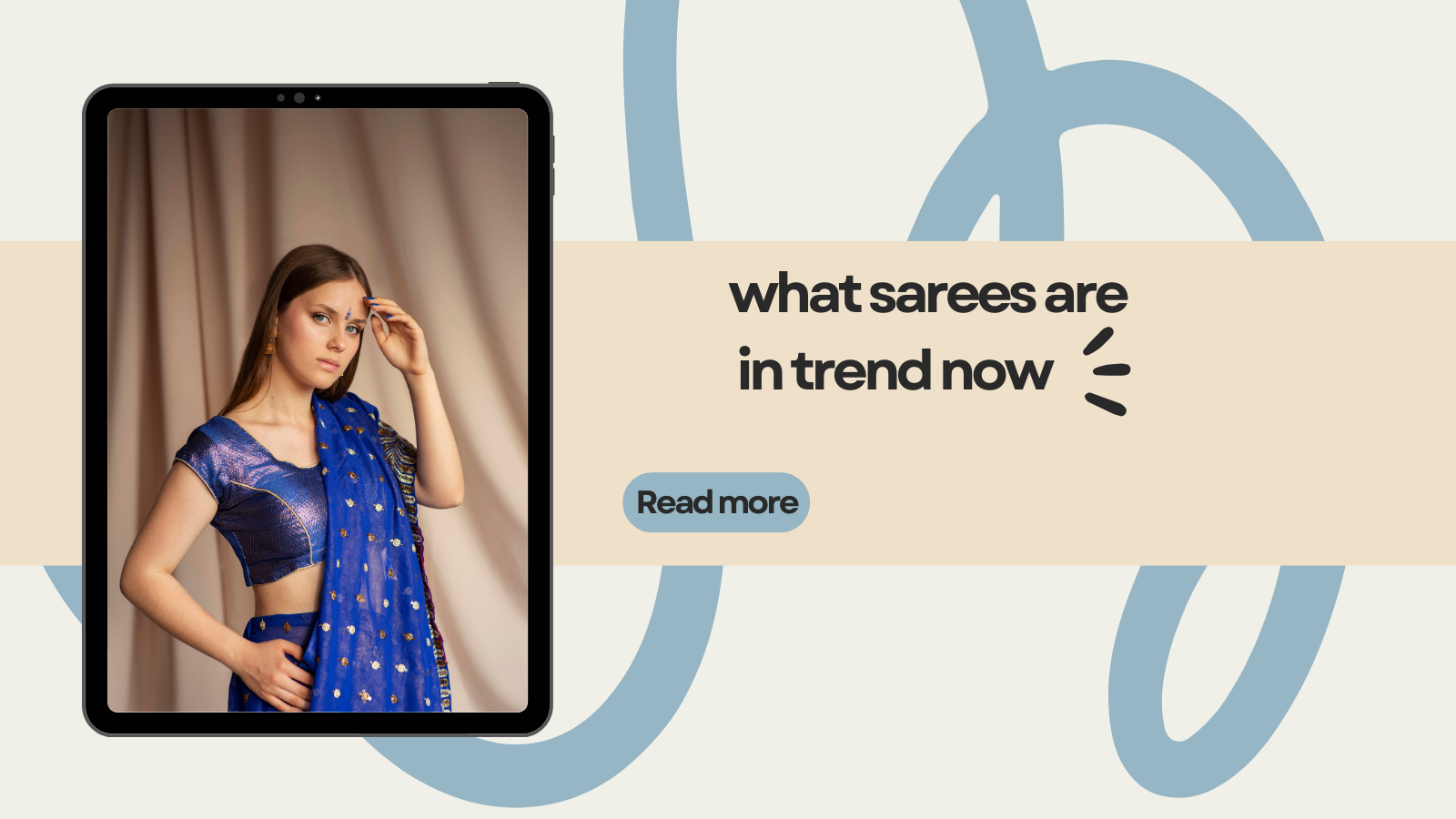 what sarees are in trend now